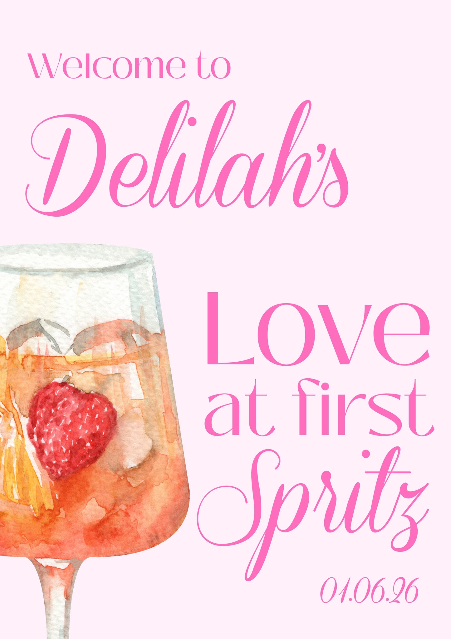 Love At First Spritz - Digital File