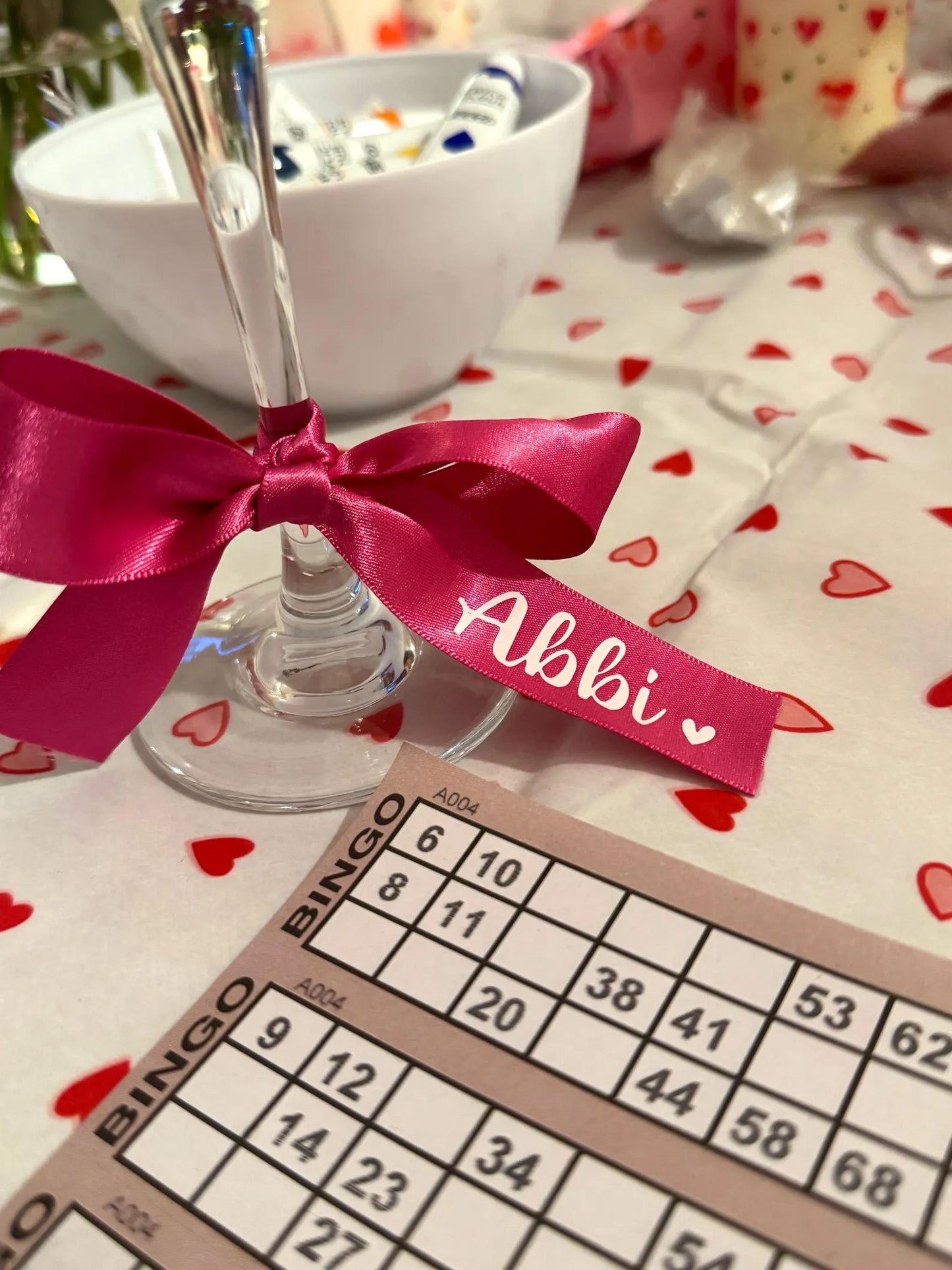 Personalised Galentines Ribbon HTV