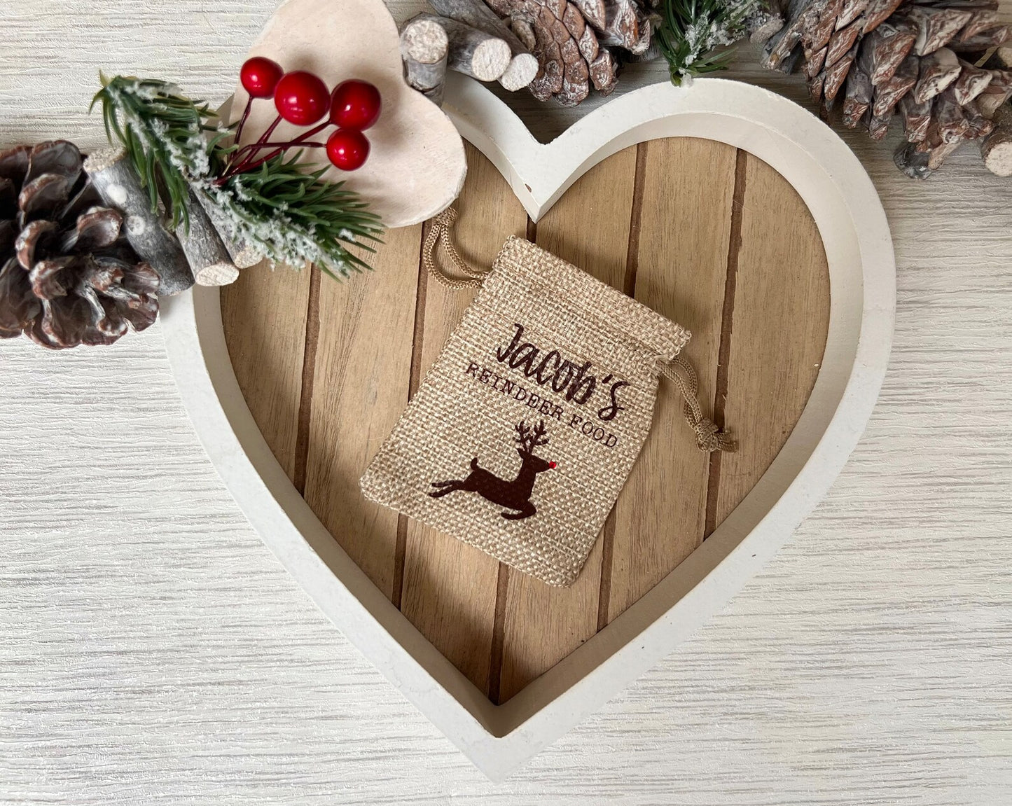 Personalised Reindeer Food Pouch