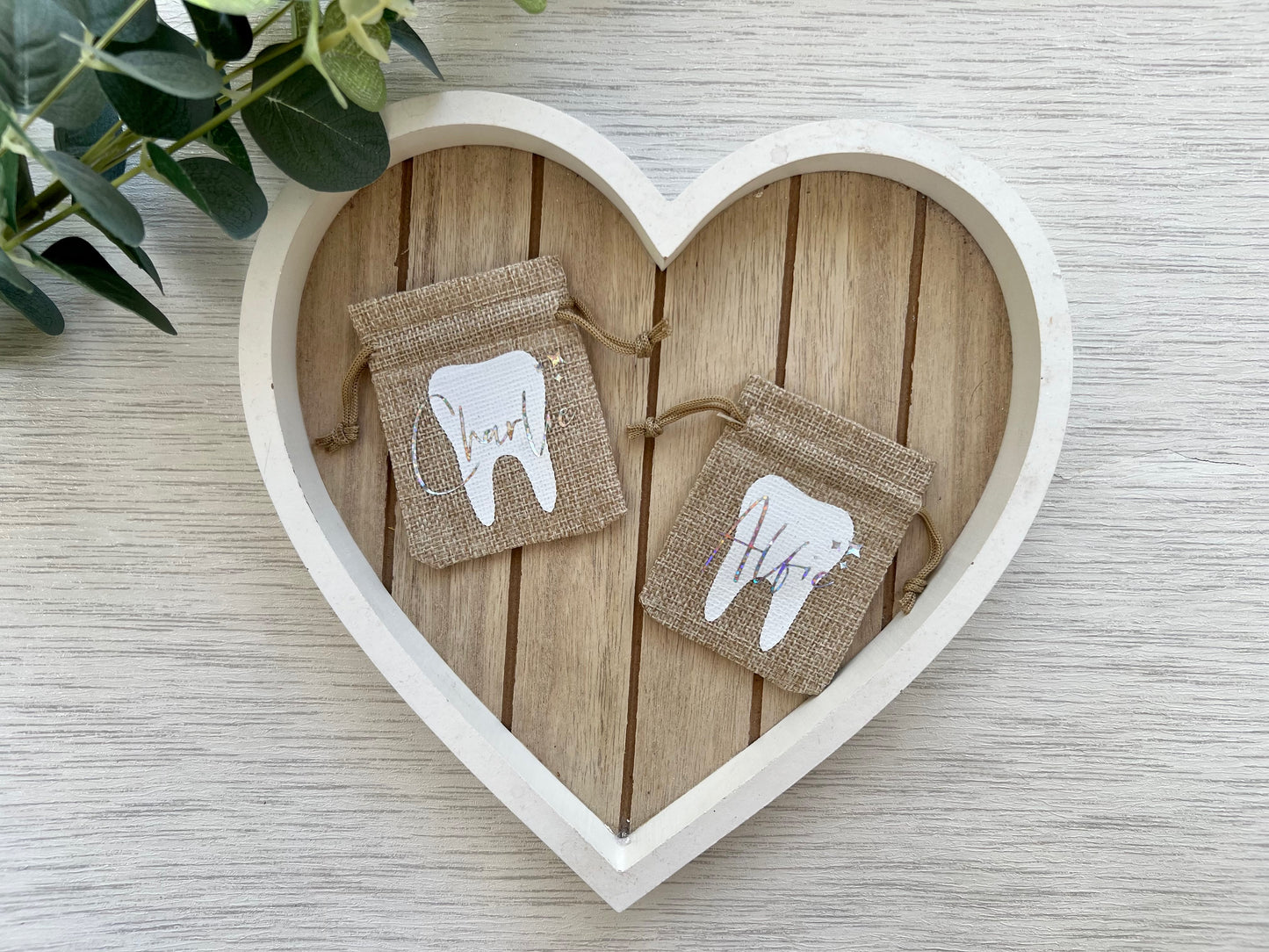 Personalised tooth fairy pouch