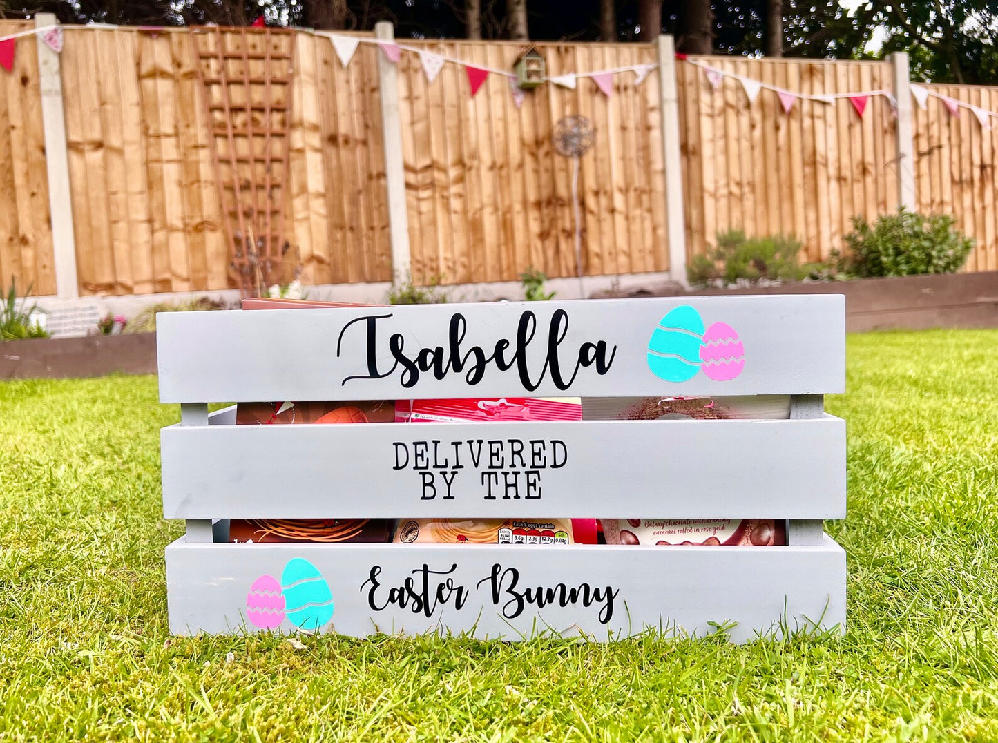 Delivered by Easter Bunny decal