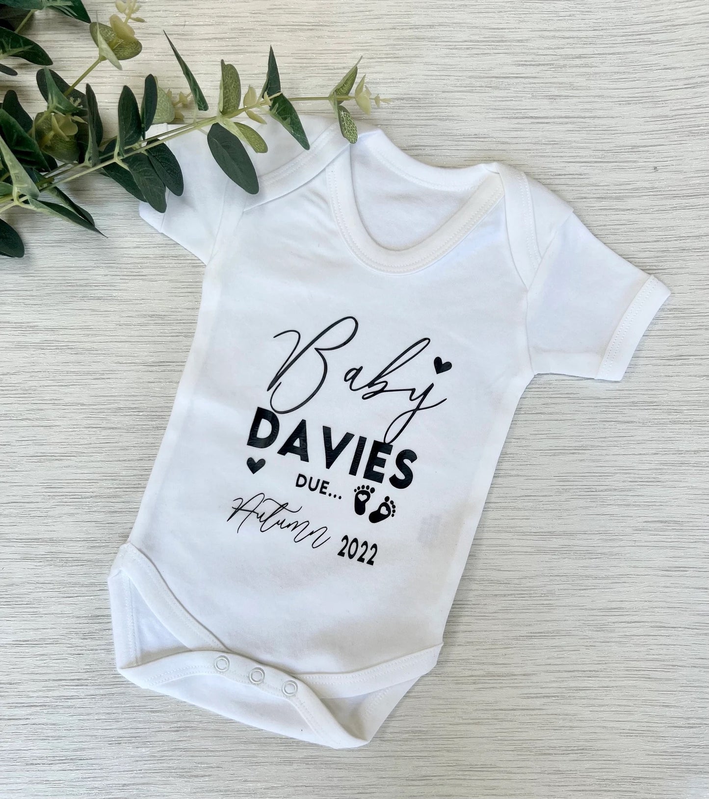 Pregnancy announcement babygrow
