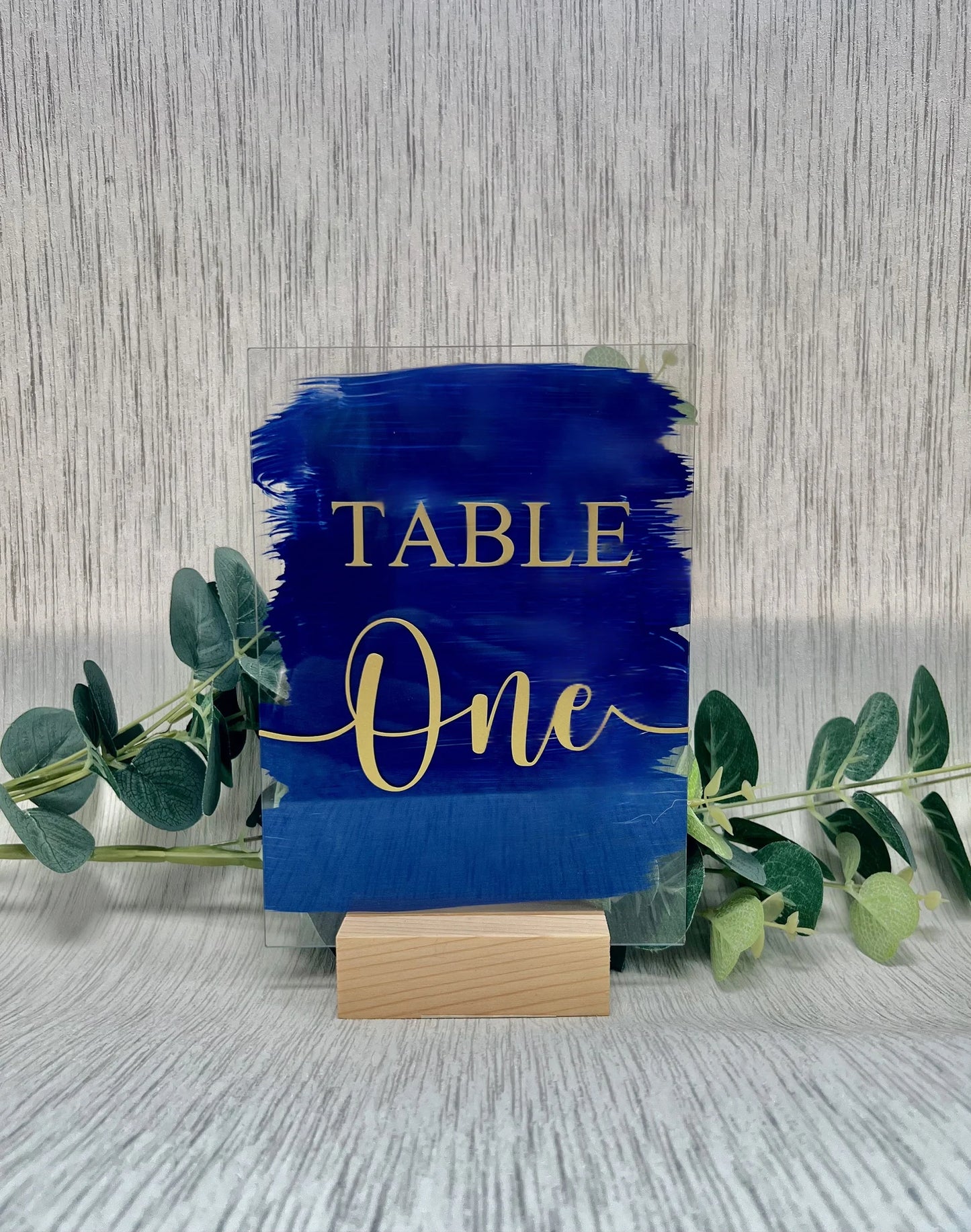 Table number/name decal