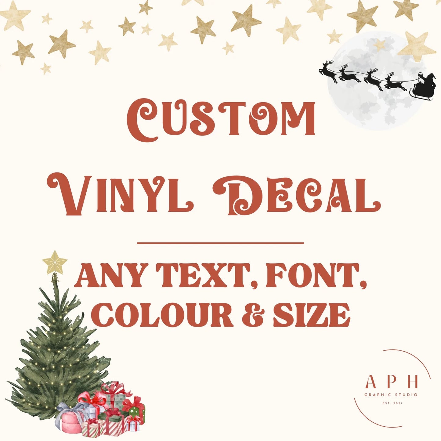 Create Your Own Vinyl - Christmas Font Edition
