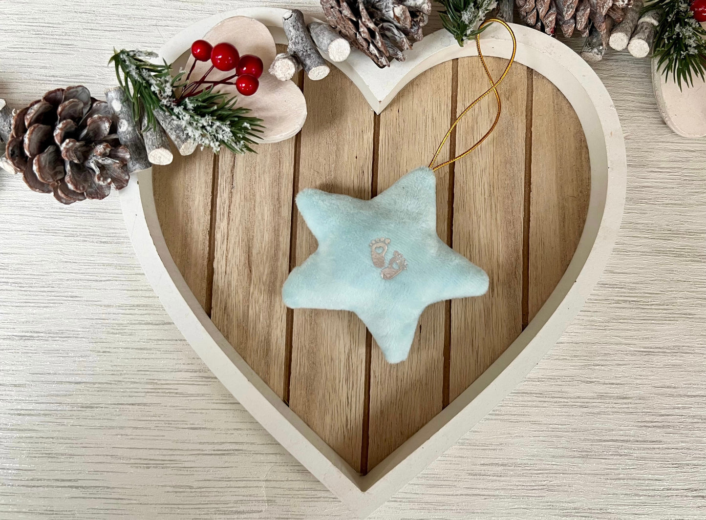 Personalised Plush Star Hanging Decoration