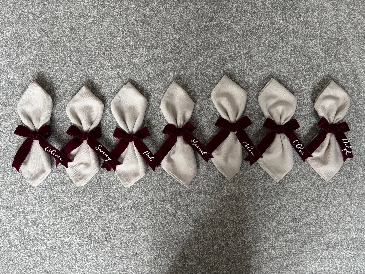 Personalised Calligraphy Ribbon HTV