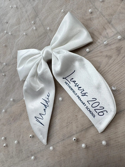 Personalised School Leavers Bow