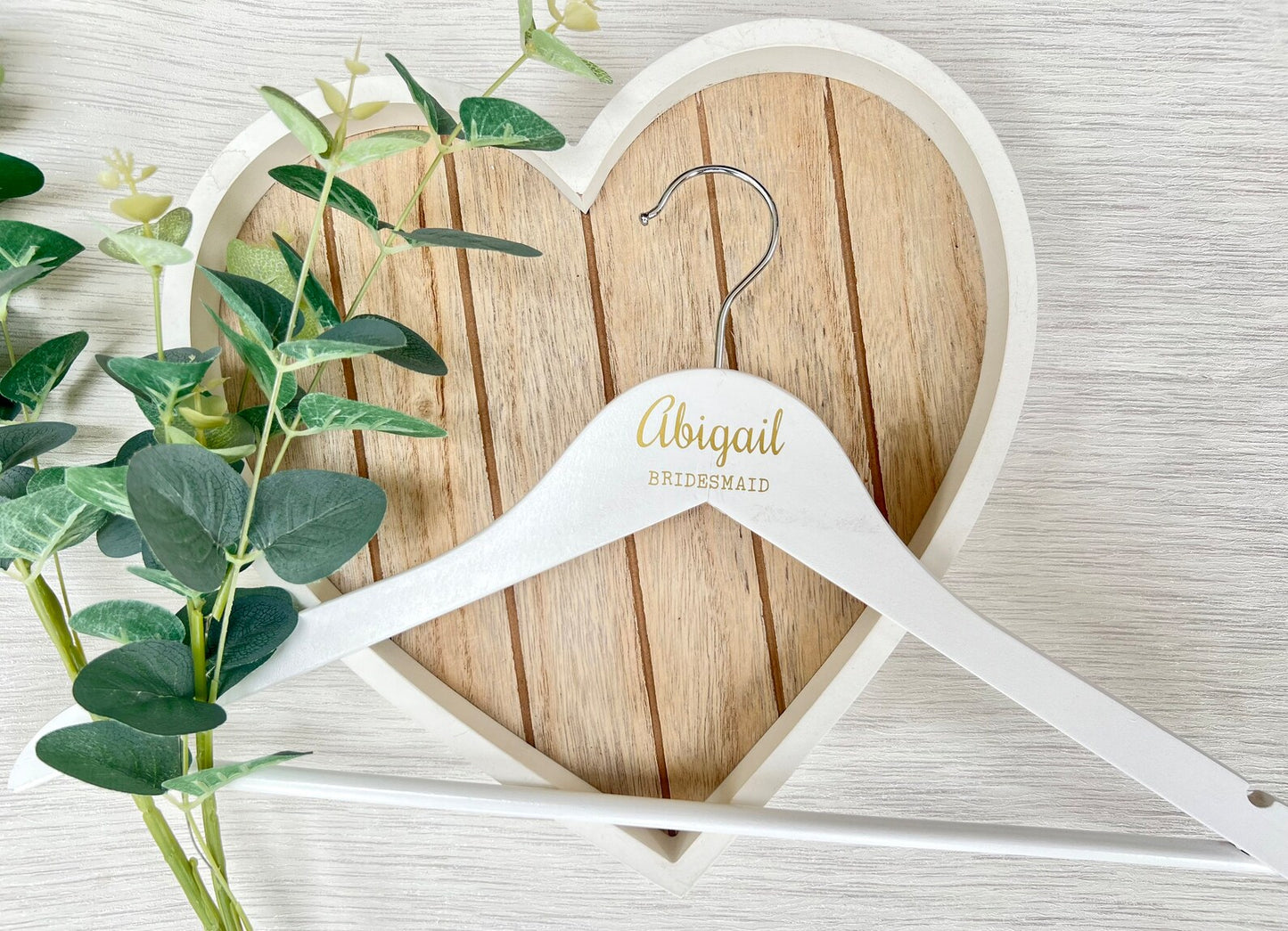 Personalised Script/Typewriter Hanger Vinyl