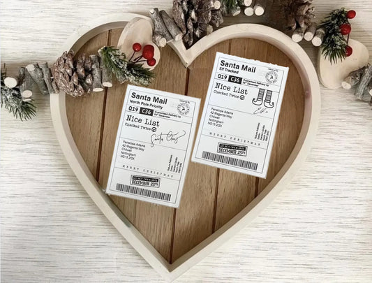 Santa/Elf Mail 6x4" Label