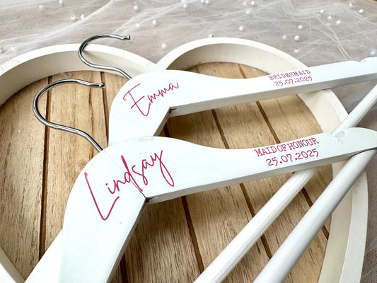 Personalised Signature/Typewriter Hanger Vinyl