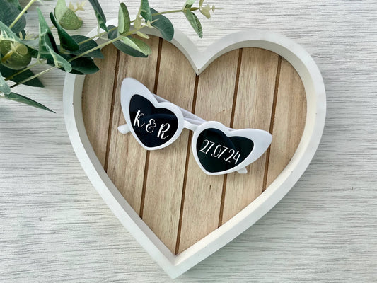 Personalised Initial & Date Sunglasses Vinyl