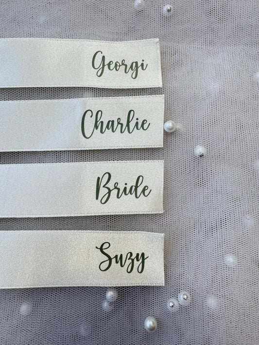 Personalised Handwriting Ribbon HTV