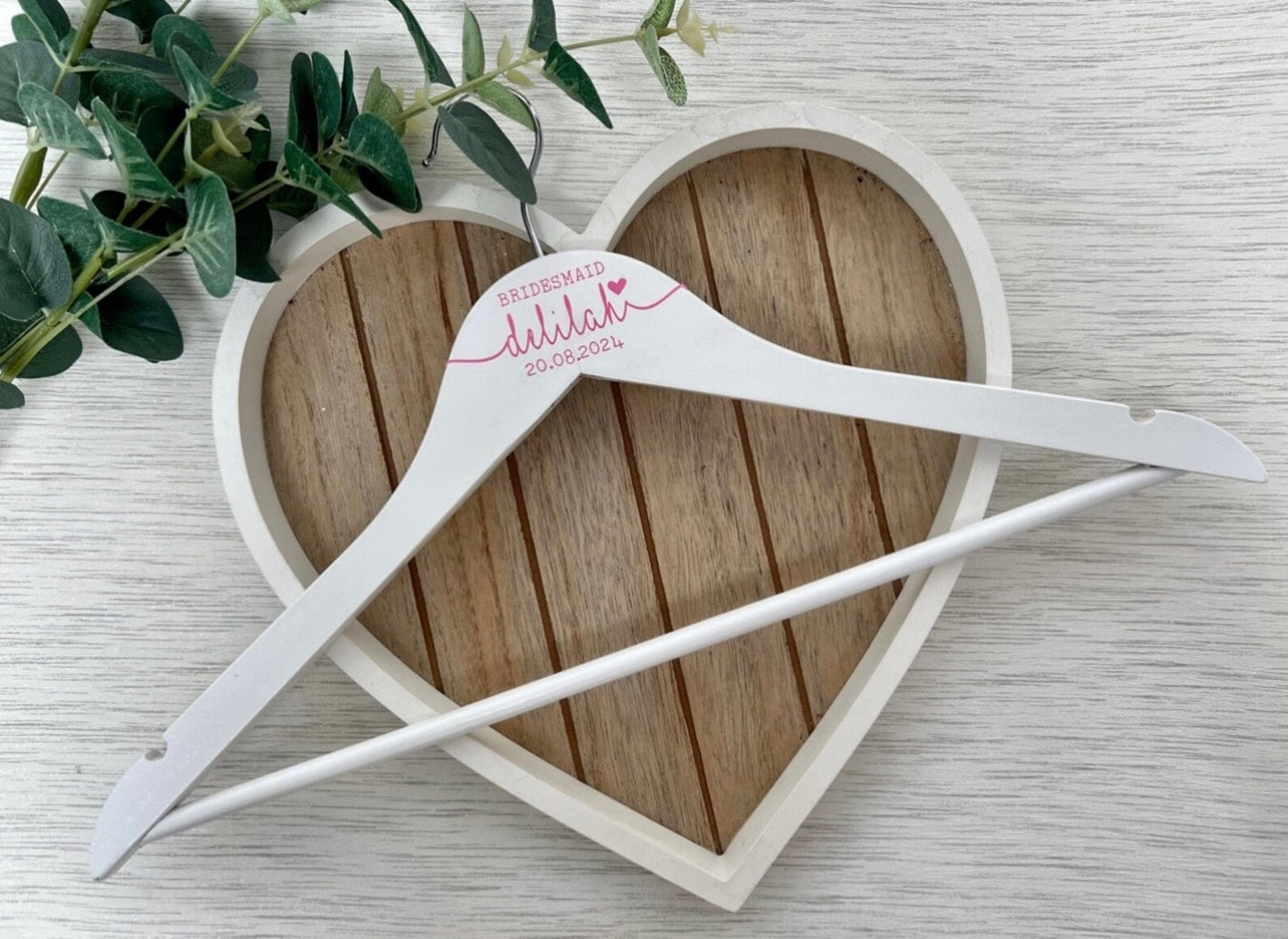 Personalised Calligraphy Signature Hanger Vinyl