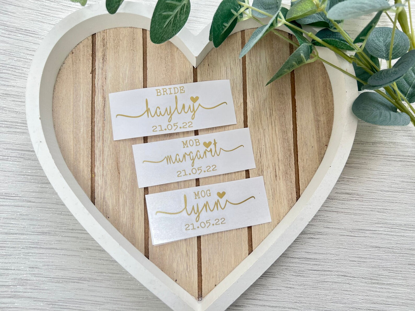 Personalised Calligraphy Signature Hanger Vinyl